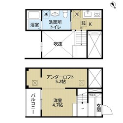 日比野駅 徒歩6分 1階の物件間取画像